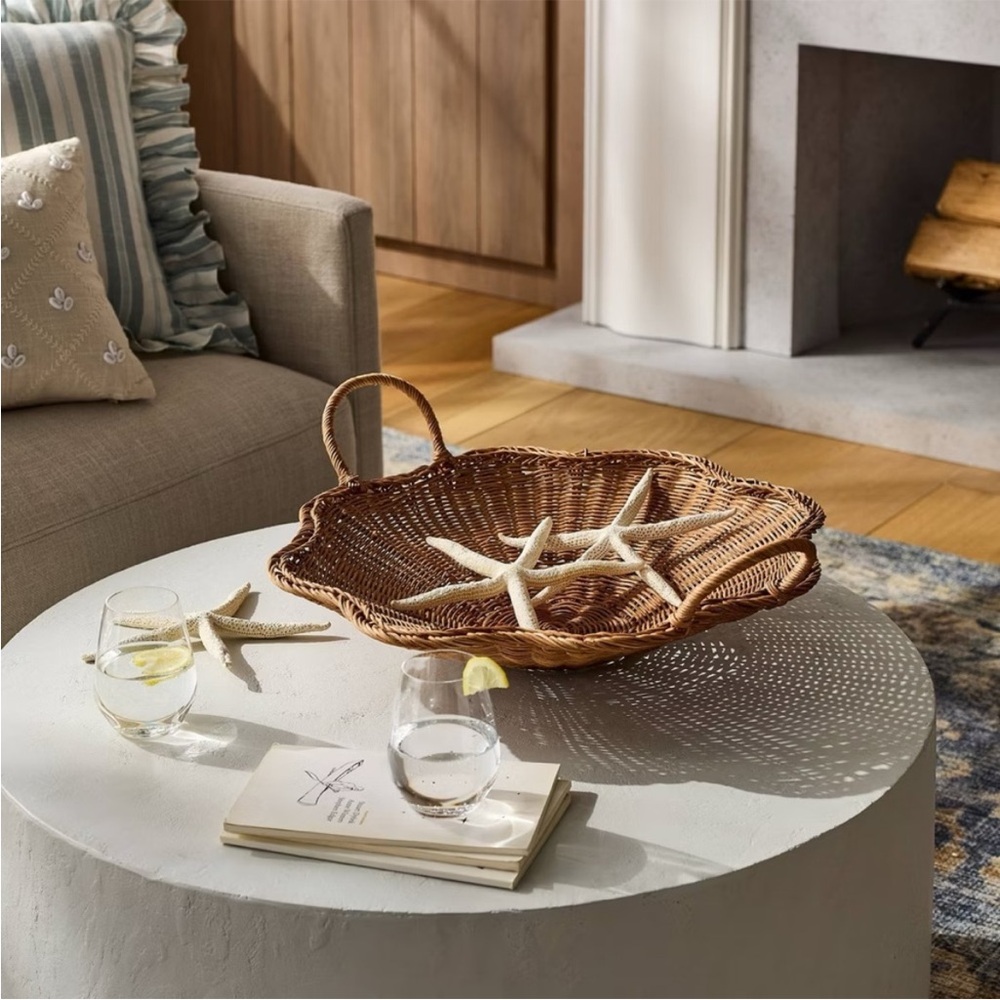 Scallop Woven Shallow Bowl - Threshold™ designed with Studio McGee SPRING 2026 - Picture 2 of 8